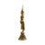 Metal Thai Artist, Standing Buddha, 1800s, Bronze and Gold Leaf For Sale - Image 7 of 11