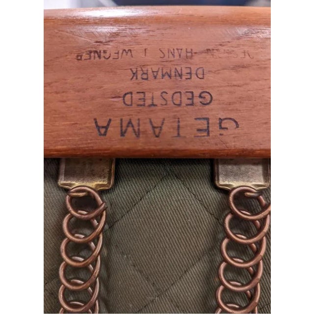 Wood GE-290 Armchair in Teak and Walnut and Aniline Leather by Hans Wegner for Getama, 1980s For Sale - Image 7 of 8