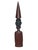 African Makonde Carved Hardwood Elder Figure Tanzania Mozambique Conical Hat African Art For Sale - Image 3 of 7