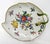 An Exceptionally Rare Set of two German Meissen Floral Themed Porcelain Cabinet Plates of leaf form outline, mid...
