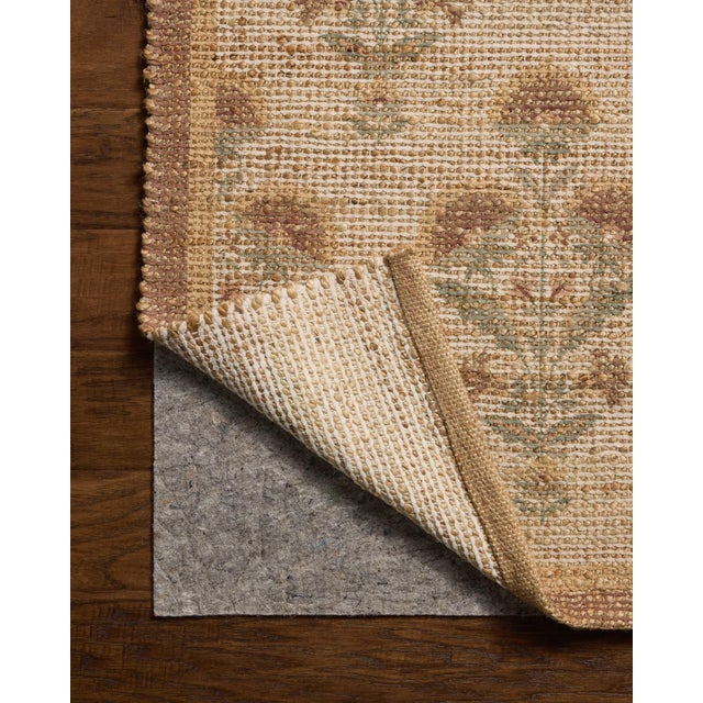 Chris Loves Julia x Loloi Rue Wheat / Sage 2'-3" x 3'-9" Accent Rug For Sale In Dallas - Image 6 of 6