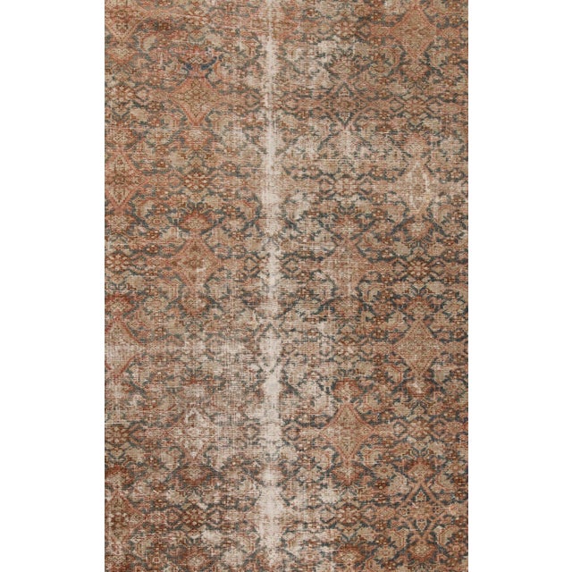 Vintage Distressed Malayer Rug - Gallery Size 7 X 17 For Sale In Los Angeles - Image 6 of 9