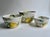 Mediterranean Vintage Set of 3 Maxcera Corp. "Watercolor Lemon" Ceramic Nesting Bowls For Sale - Image 3 of 18
