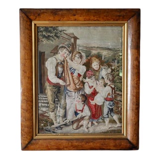 Antique Needlepoint Tapestry For Sale
