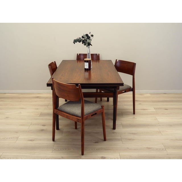 Danish Rosewood Table by Henning Kjaernulf for Vejle Stole & Møbelfabrik, 1960s, in Good conditions. Designed 1960 to 1969...