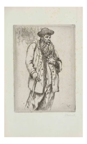 Francis Brooks Chadwick, Portrait of Man, Etching, 1915