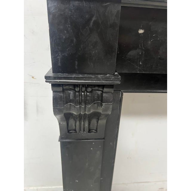 Napoleon III Fireplace with Black Marble Corbel, 1800s For Sale - Image 3 of 13