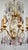 1970s 24K Gold-Plated Brass and Lead Crystal Chandelier, 1970s For Sale - Image 5 of 16