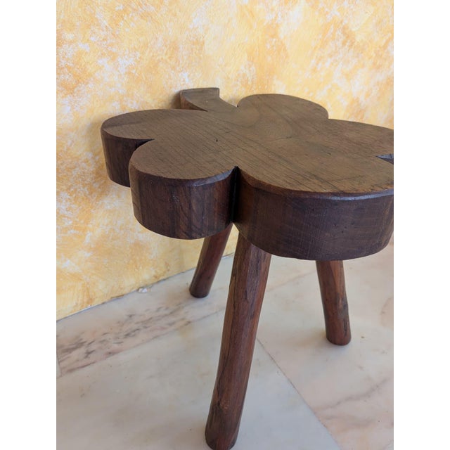 Vintage Clover Stools, 1950s, Set of 2 For Sale - Image 6 of 11