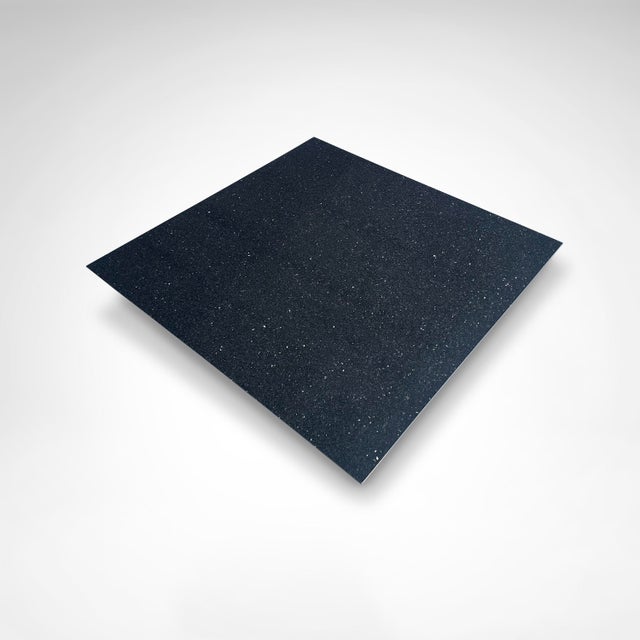 Metal Postmodern Star Galaxy Granite and Brushed Metal Coffee Table by Draenert, Germany, 1980s For Sale - Image 7 of 8