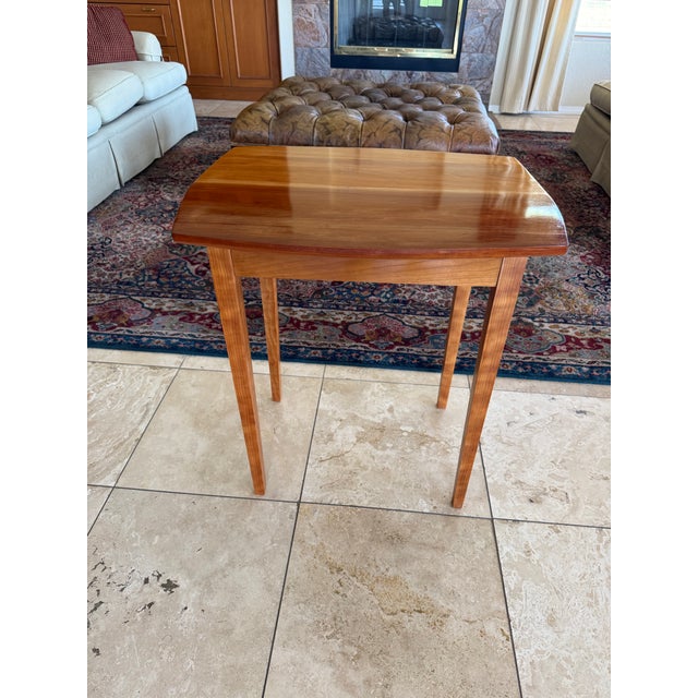 Pair of Cherry Wood Side Tables For Sale - Image 9 of 12