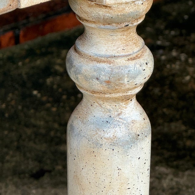 Late 20th Century Swedish Gustavian Style Draper's Table — Newly Painted For Sale - Image 14 of 17