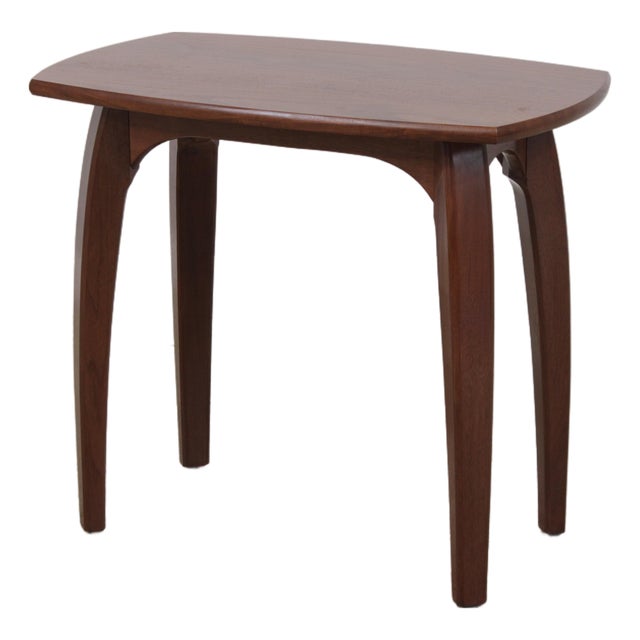 Mid Century Design Modern Walnut Console Table For Sale