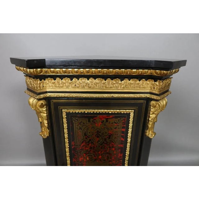 Napoleon III Sideboard in Marquetry For Sale - Image 3 of 12