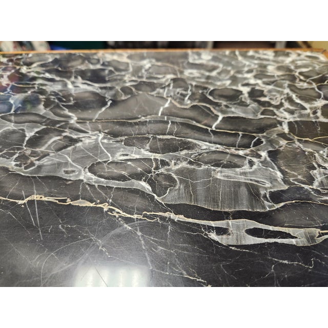 Late 19th Century Italianate Walnut and Black Marble Side Table For Sale In Denver - Image 6 of 8