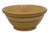 Ceramic Nice Antique 10 Inch Cream & Brown Color Banded Yellow Ware Kitchen Batter Mixing Bowl Circa Late 1800s For Sale - Image 7 of 15