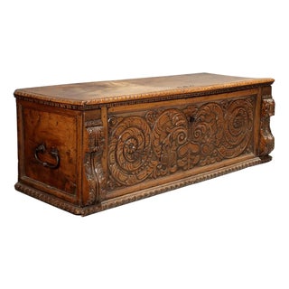 Walnut Chest, Italy, Early 18th Century For Sale