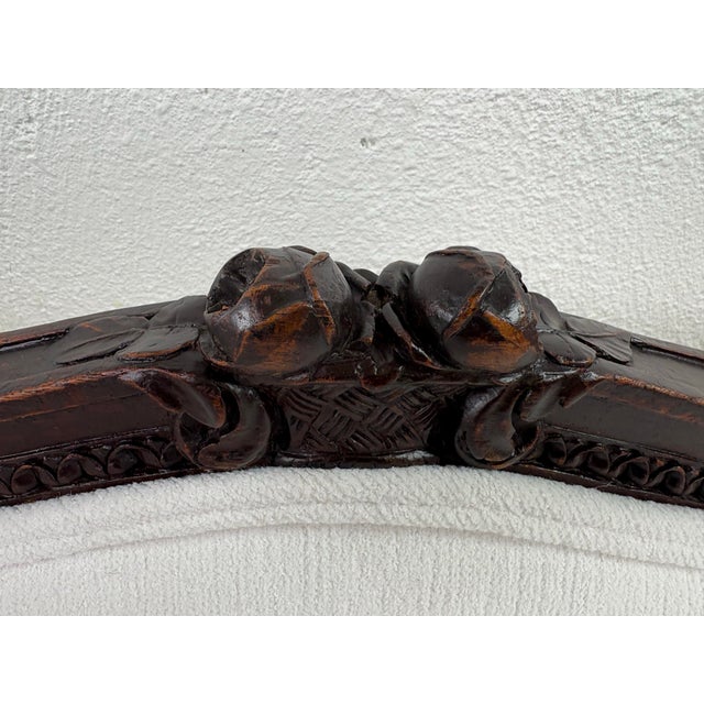 Early 20th Century French Country Newly Upholstered Bench For Sale In Philadelphia - Image 6 of 11