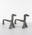 Metal Vintage Wrought Iron Andirons, 1960s, Set of 2 For Sale - Image 7 of 7