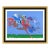 1972 in the Stretch Modern Blue Screenprint LeRoy Neiman For Sale