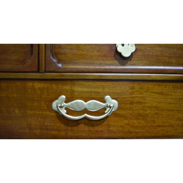 Brown Mid Century Chinoiserie 7 Drawer Dresser by Bassett Furniture For Sale - Image 8 of 13