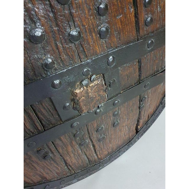 Antique Ox Cart Wheel, 1800 For Sale - Image 15 of 17