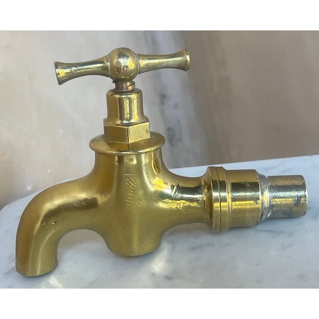 Antique French Brass Water Spout / Faucet For Sale - Image 15 of 18