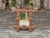 Petite Turn of the Century French Brown Tramp Art Mirror with Protruding Corners For Sale In Atlanta - Image 6 of 12