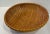 Brown Vintage Woven Winnowing Basket For Sale - Image 8 of 8