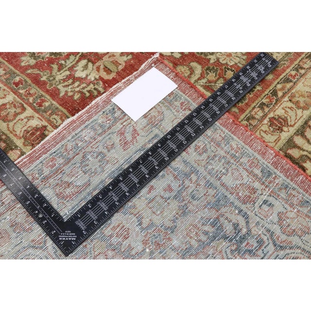 Early 20th Century Antique Persian Sarouk Rug - 10'02 X 13'03 For Sale - Image 5 of 10