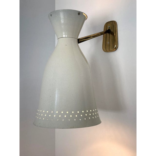 Large Mid-Century Diabolo Wall Light, Germany, 1950s For Sale - Image 11 of 18