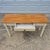 White Washed Barley Twist Leg Console Sofa Table W/ Butcher Block Top For Sale In Washington DC - Image 6 of 10