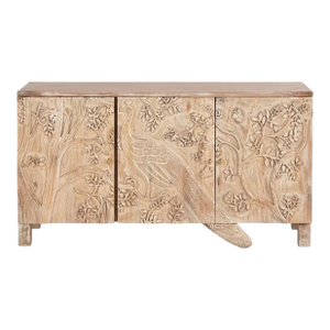 Loomlan Nayven Peacock Bird Front Doors Sideboard