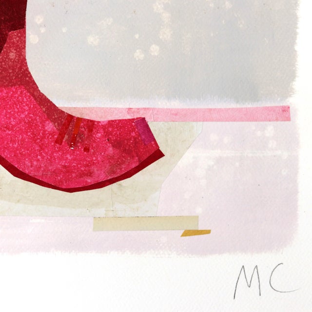 2020s Howdy! (Pink Stars) - Collage Floral Whimsical Still Life Original Artwork by Maria C Bernhardsson For Sale - Image 5 of 5