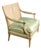 Vintage French Style Caned Back Settee For Sale