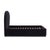 Boho Chic Marlow Performance Velvet Queen Bed, Black For Sale - Image 3 of 11
