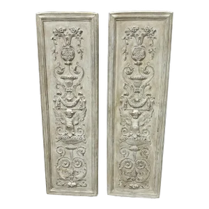 Vintage Regency Style Plaster Mold Cherub Panels- a Pair