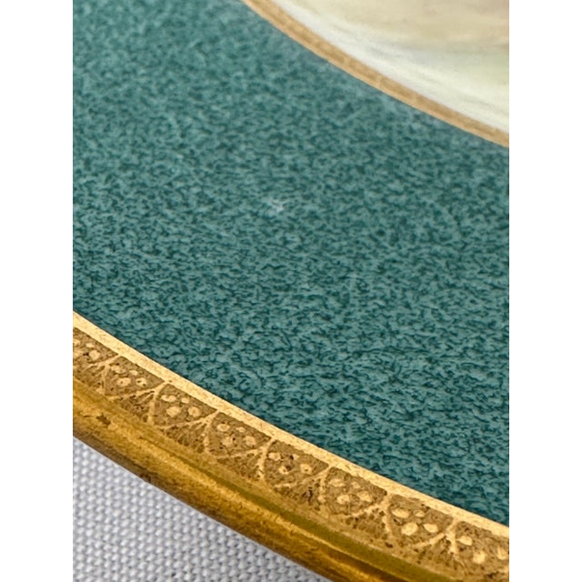 Turquoise Early 1900s Royal Doulton Game Bird Plate - Hand Painted Pochards by Charles Hart For Sale - Image 8 of 8