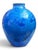 Ceramic Vase in Glazed Porcelain with Blue Crystallizations by Patrice Lusardi, 1980s For Sale - Image 7 of 15