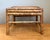 Brown Vintage Rattan Bamboo Accent Table, Mid-Century Modern Side Table For Sale - Image 8 of 9