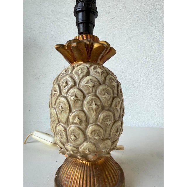 Terracotta Pineapple Lamp Base, 1950s For Sale - Image 9 of 18