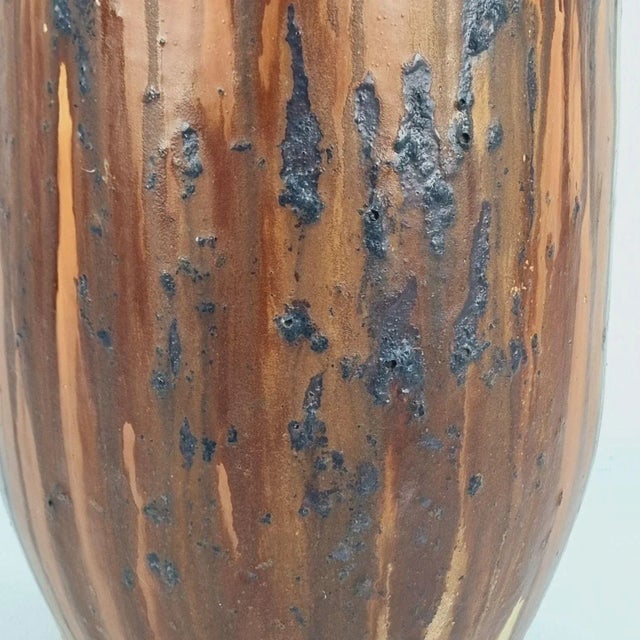 Giant Ceramic Floor Vase, 1970s For Sale - Image 9 of 12