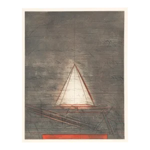 Karl Fred Dahmen, Semiotische Komposition, Aquatint Etching