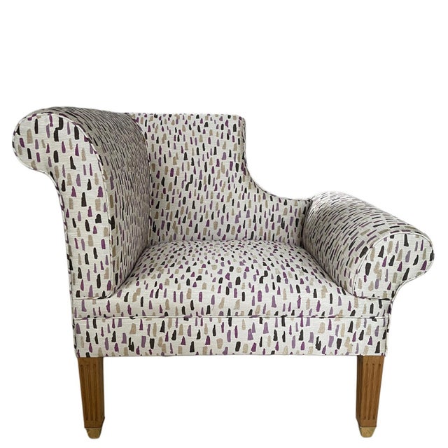 Handed pair of Edwin Napoleon armchairs - custom-made by Lutyens Furniture and Lighting, based on the original 1919 design...