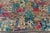 German Pop Art Blue and Green Wool Rug from Vorwerk, 1960s For Sale - Image 11 of 13