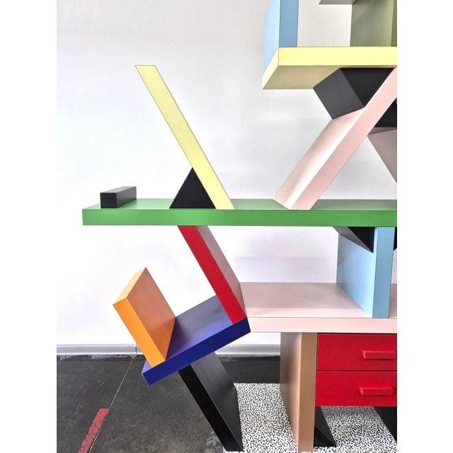 1980s Carlton Bookcase by Ettore Sottsass, 1981 For Sale - Image 5 of 15