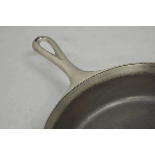 Mid 20th Century Vintage Griswold "Erie" 701 Cast Iron Skillet Frying Pan 7 For Sale - Image 5 of 9