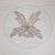 White Italian Flower Coffee Table in Plaster with Facet Cut Round Plate, 1970s For Sale - Image 8 of 18