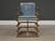1980s 1980s Oak and Gold Queen Sitting Dining Chair For Sale - Image 5 of 10