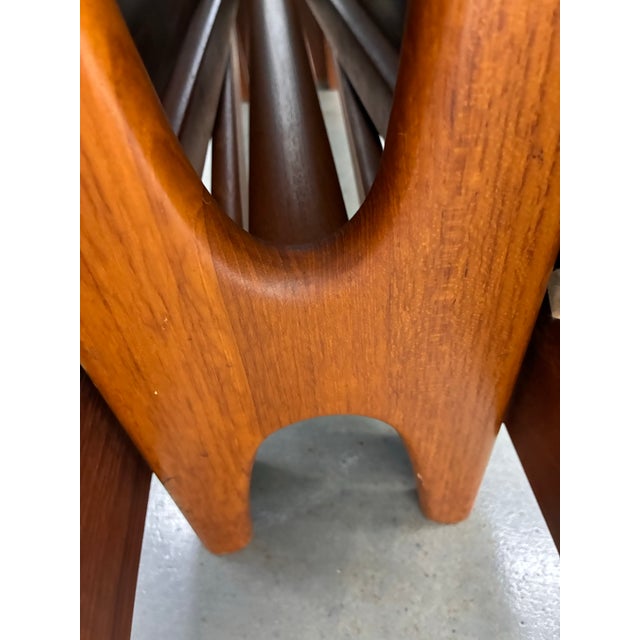 Mid Century 1960's Bendt Winge Teak Dining Table Norway For Sale - Image 6 of 12